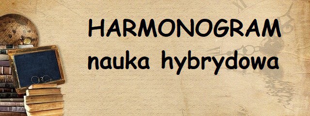 NAUKA HYBRYDOWA - harmonogram