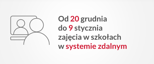 Od 20 grudnia do 9 stycznia zajęcia w szkołach w systemie zdalnym