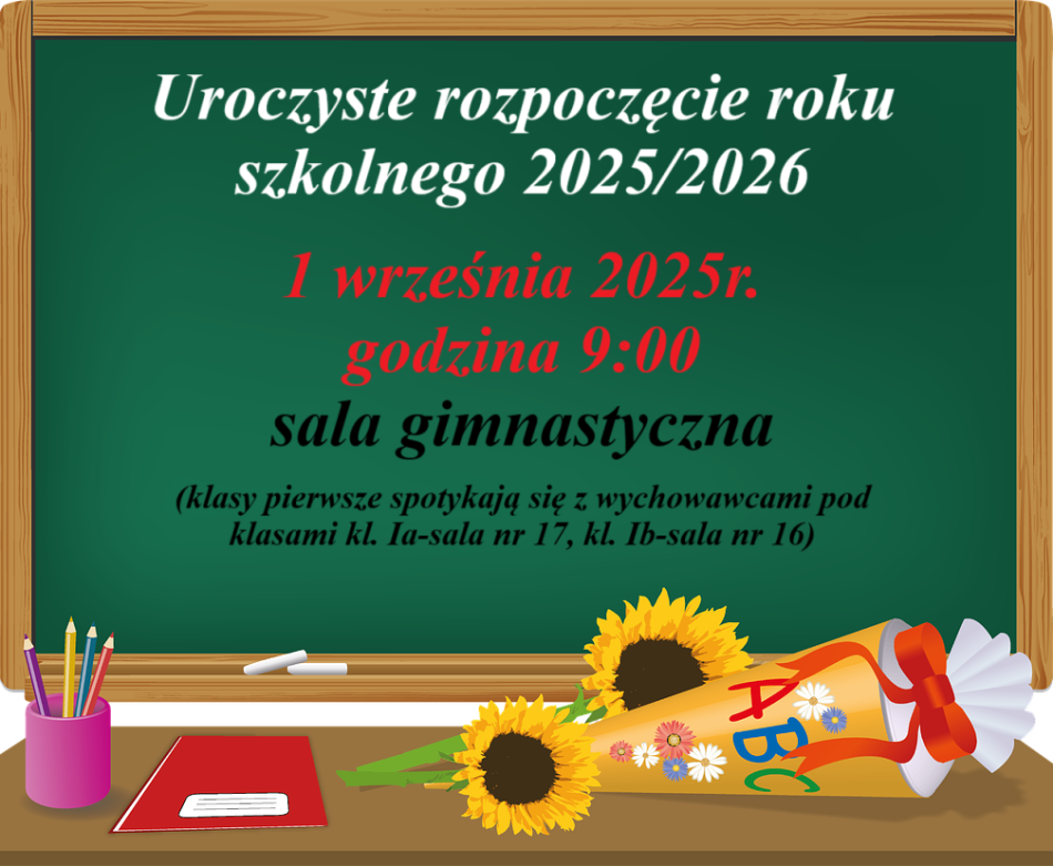 Rozpoczęcie roku szkolnego 2025/26