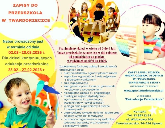 REKRUTACJA PRZEDSZKOLE
